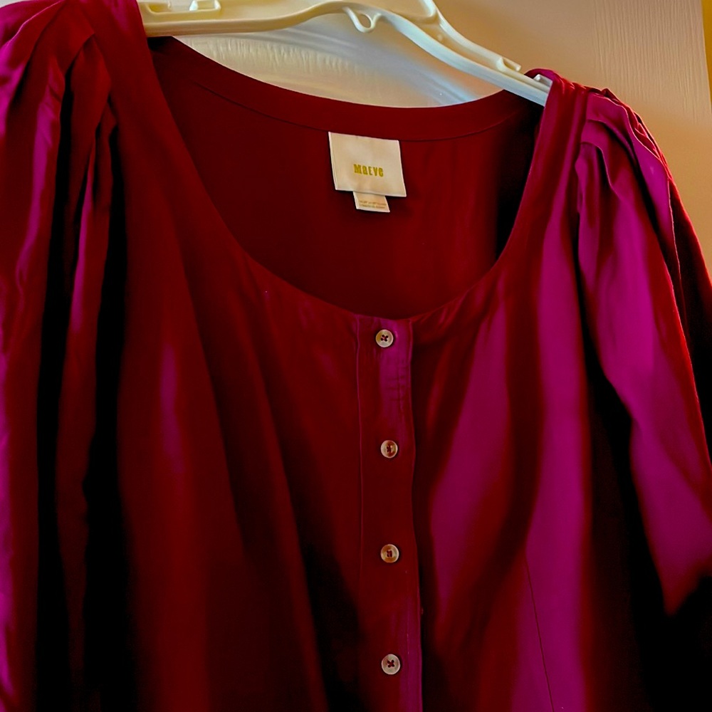 Magenta Maeve blouse